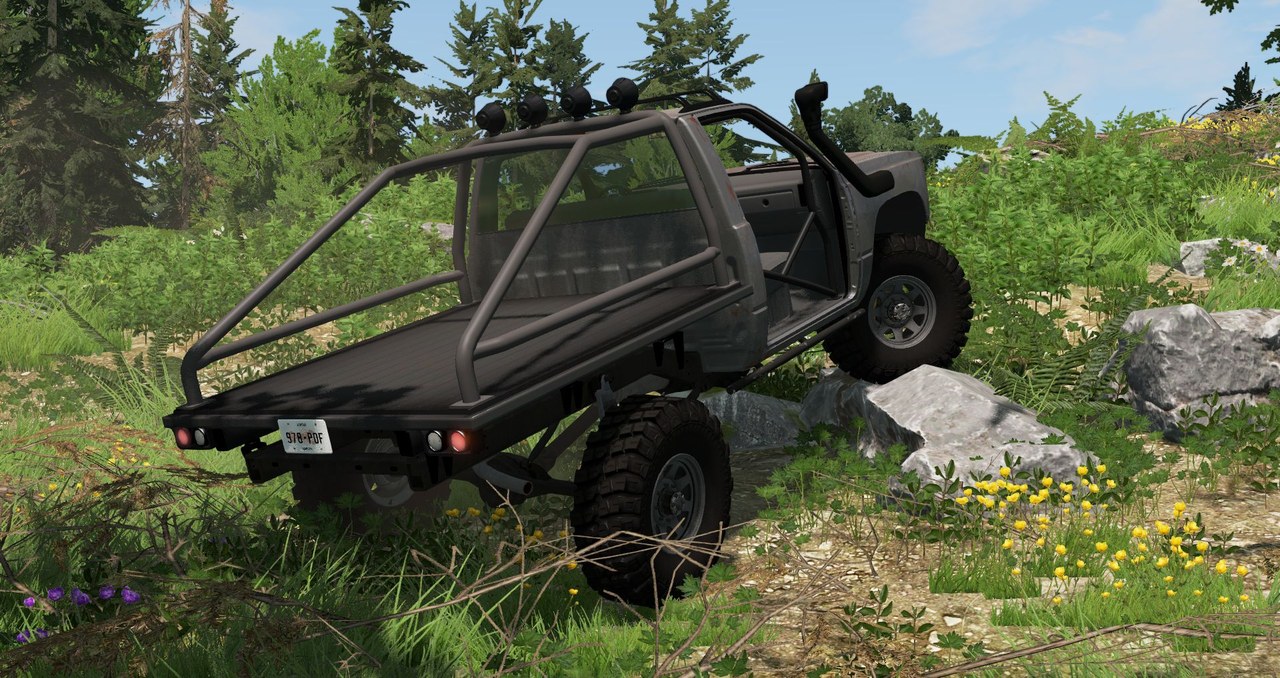 BeamNG.tech simulation screenshot